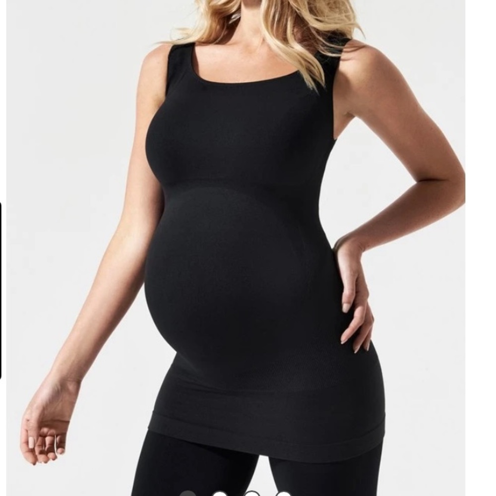 BLANQI® EVERYDAY™ MATERNITY BELLY SUPPORT TANKTOP BLACK SIZE Small